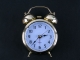 Golden Quartz Alarm Clock